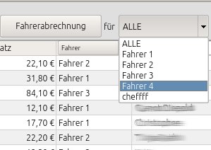 Fahrerabrechnung erstellen