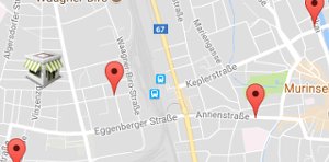 Titelbild: Google-Maps Integration